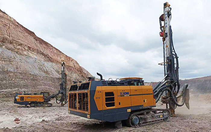 首次進(jìn)軍非洲銅礦！徐工潛孔鉆機(jī)日進(jìn)尺416m