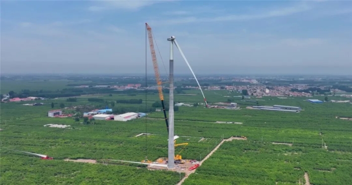 “全球第一吊”再臨燕趙！166米，XCA4000助力華北綠電