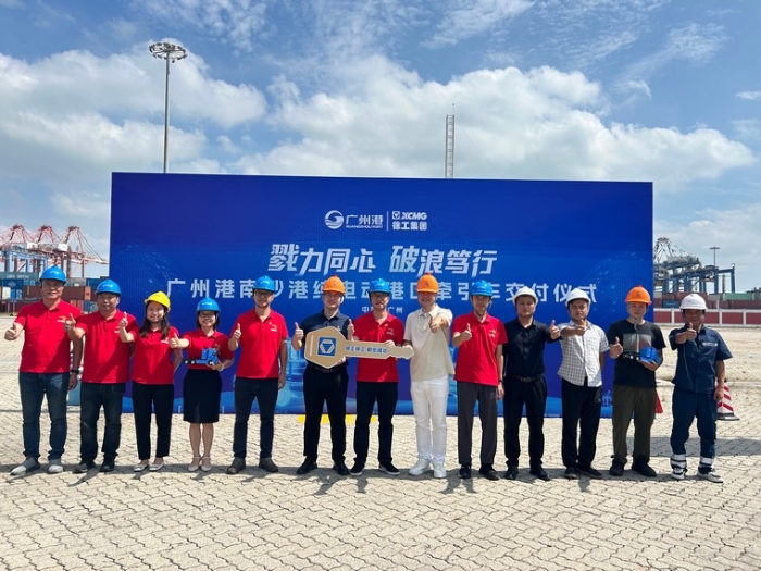 全力以赴！徐工純電動港口牽引車綠動廣州南沙港
