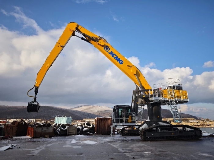 【工程特種兵】港口建設(shè)新寵兒！徐工XE850M抓料機(jī)上新！