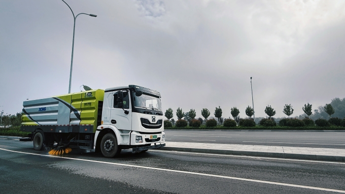 菏澤“迎賓大道”煥新進行時！來看徐工如何支招